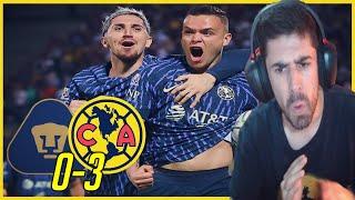  ¡¡DOMINIO ÁGUILA!! |  Reacciones PUMAS 0-3 AMÉRICA | Liga MX Apertura 2022  (J8)