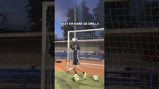 Fun drill for goalkeeper