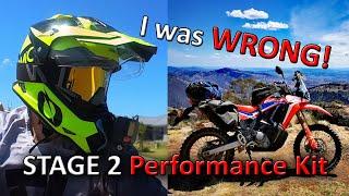 I was WRONG! CRF300 Rally SSS PERFORMANCE Kit. Australian ECU Reaction #honda #insta360 #motorcycle