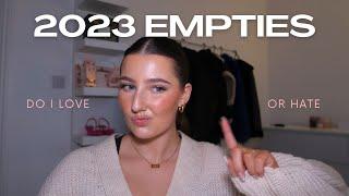 EMPTIES 2023 | Telling the truth about my empty products🫦