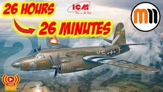 ICM 1/48 B-26B Marauder Build - 26 hours in 26 minutes!