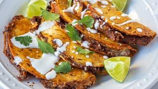 Crispy Black Bean Tacos