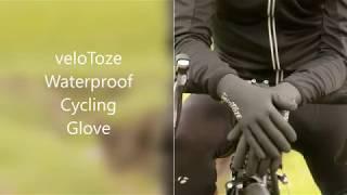 veloToze Waterproof Cycling Gloves Overview