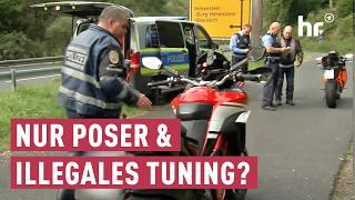 Motorrad Polizeikontrolle: Stopp für Raser & illegales Tuning | maintower