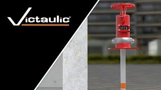 Victaulic FireLock™ Series 775 Butterfly Valve Wall Post Indicator Assembly Installation Animation