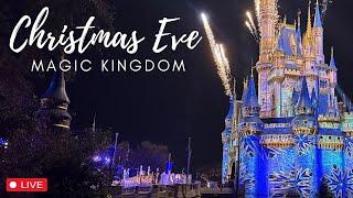 LIVEChristmas Eve Parade & Fireworks at The Magic Kingdom | Christmas at Walt Disney World Live 4K