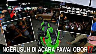 ADU MEKANIK⁉️PESERTA PAWAI OBOR MALAH SORAK GEMBIRA DIGEBER ZX25RR‼️| ZX25R Indonesia