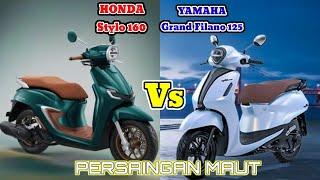 Stylo 160 vs Grand filano_ PERSAINGAN MATIC RETRO| HONDA VS YAMAHA