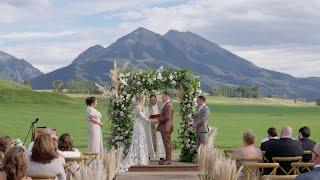 Stunning Destination Wedding | Sage Lodge, Paradise Valley, Montana | Giovanna & Mark