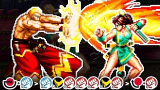 ALL SUPER MOVES TUTORIAL - Real Bout Fatal Fury (RBFF)