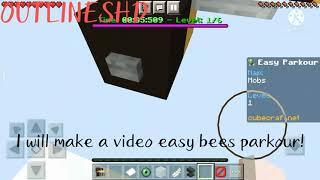 Play Minecraft mcpe easy bees parkour 