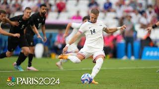 Djordje Mihailovic's penalty gives U.S. first goal at Paris Olympics vs. New Zealand | NBC Sports