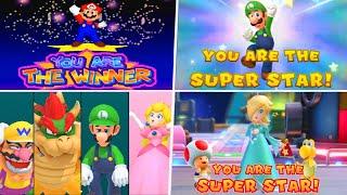 Evolution of Mario Party Super Star Ceremony (1998 - 2021)