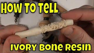 know how to tell if it's ivory or bone