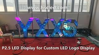 Custom Shape LED Display for Logos