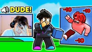 I Trolled a Streamer In THEIR OWN HIDE AND SEEK...(Roblox BedWars)