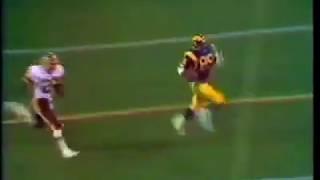 1987 Ron Brown vs Darrell Green kickoff return