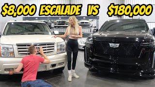 $8000 Cadillac Escalade vs. $180,000 Escalade V. The luxury barge icon turns 25!