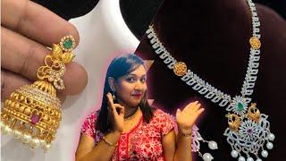 #DIML unplanned video|Beautiful imitation gold jewellery|uma Reddy’s vlog