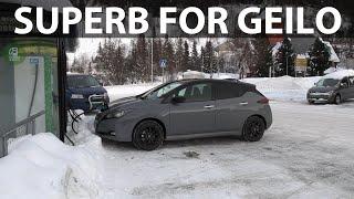 Nissan Leaf 62 kWh Geilo test