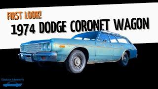 1974 Dodge Coronet Custom Wagon, First Look! 9 Passenger MoPar Plymouth Chrysler Obsolete Automotive