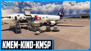 LIVE MSFS | Real World FedEx Heavy Cargo OPS | TFDi MD11 | Memphis, Indianapolis & Minneapolis