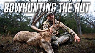 ELK Hunters Go WHITETAIL Hunting for the first time (Bowhunting the Rut)