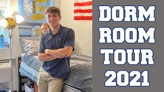 Brennan's DORM ROOM TOUR | What a College Freshman's Room Looks Like Before CLASSES Begin