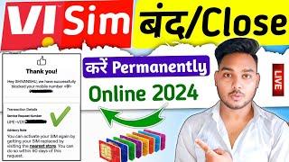 VI sim band kaise kare 2024 | How to close vi sim card online | VI sim close kaise kare 2024