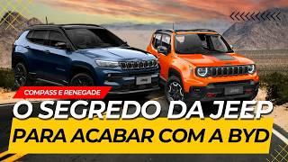 Efeito BYD? Jeep prepara Renegade e Compass TOTALMENTE novos! Veja o futuro destes carros!