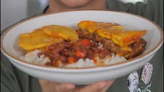 El famoso Pastelón (piñón) de Plátano Maduro Puerto Rico