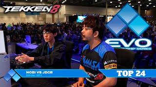 Nobi (Dragunov) vs JDCR (Dragunov)  Evo 2024 - Tekken 8 - Top 24