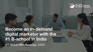 ISB Executive Education | Digital Marketing and Analytics | Emeritus India