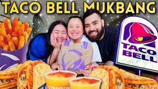 Taco Bell Mukbang NEW Cantina Chalupas + Nacho Fries + Freeze Drink + Cheese Burritos 먹방 Eating Show