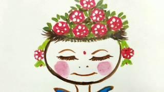 2 Paintings with Lady's Finger | Beautiful Designs With Vegetables | Painting Tutorials