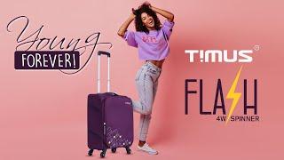 Timus FLASH | best Soft travel cabin & check-in luggage for men and women | Stylish travel bag