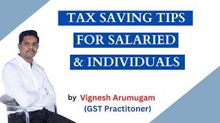 Income Tax SAVING TIPS for [SALARIED] | Save maximum income tax for Individuals & Salaried Employees