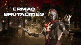 Ermac Brutalities (5) + Tutorial | Mortal Kombat 1