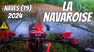 |ENDURO #4k |Randonnée moto ~La Navaroise~ Naves (19) 2024 (c'était glissant)