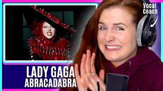 This is TRUE art! | Lady Gaga - Abracadabra  | Vocal Coach Reacts & Analysis