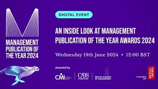 An inside look at Management Publication of the Year Awards 2024