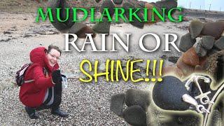 Scottish Mudlarking Rain or Shine!! Pirate sea glass jewelry Making and Unboxing