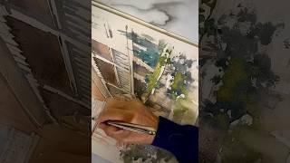 Watercolor Painting Tutorial - House Ohio #tutorial #drawing #painting #watercolorpainting #art