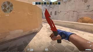 Counter strike 2 | Survival Knife Crimson Web Inspect and Animation