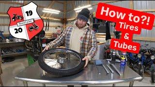 Replace Your Moped Tires & Tubes! (How To)