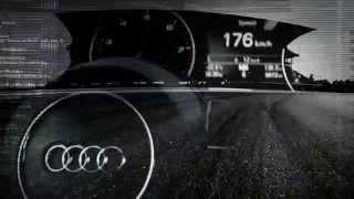 Audi RS 7 piloted driving concept on racetrack