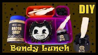 How to Make a Bendy and The Ink Machine Custom Lunch - DIY Food Art