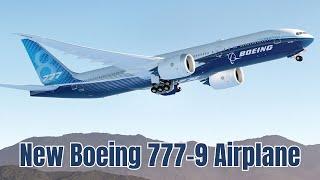 Bird's Eye View of 777-9 and Vertical Takeoff Test Flight | New Boeing 777-9 Airplane