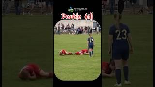 Минус два #футбол #смешныемоменты #doublekill