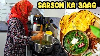 Sarson ka Saag And Stuffed Pratha Wife Made